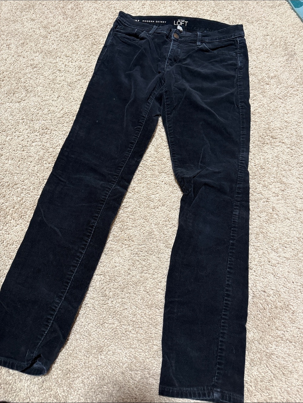 LOFT Men's Corduroy Pants in Black